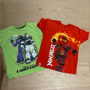 2 boys tshirts, good condition 6-7